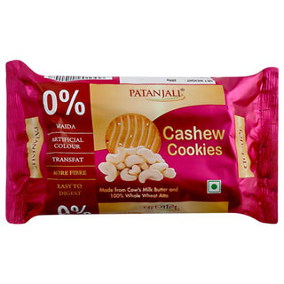  patanjali cashew cookies 200 gm 10 pcs