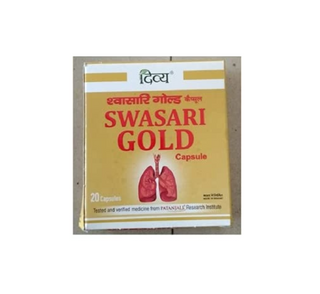 patanjali divya swasari gold 20 capsule