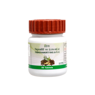 patanjali divya tribhuvan kirti ras 80 tab pack of 2